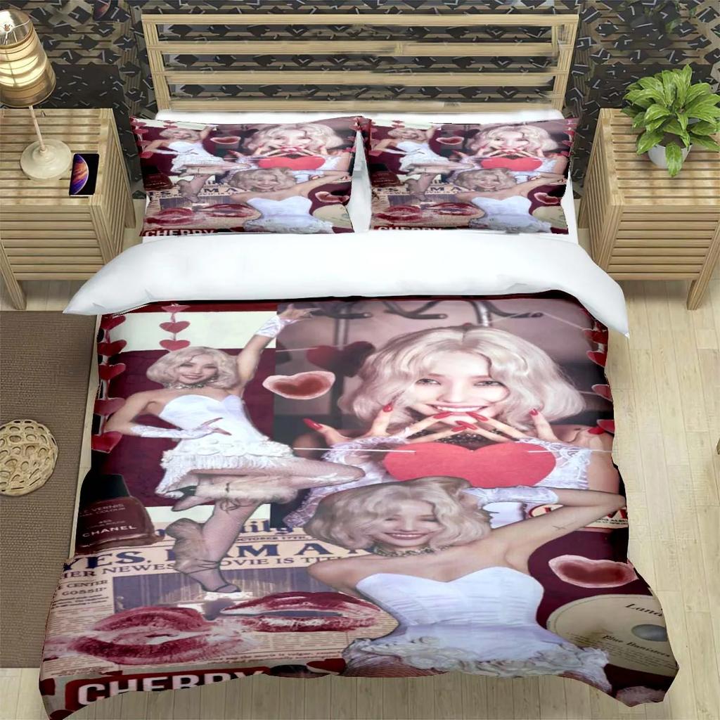 Korean Kpop Girl Group-Yuqi-SoyeonMiyeon-Suyin-Shuhua Print Bedding Set Duvet Cover Comforter Bed Youth Kids Girl Boys Gift