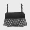 Leather Car Seat Storage Net - Keep Your Car Organized with Hanging Storage Bag.