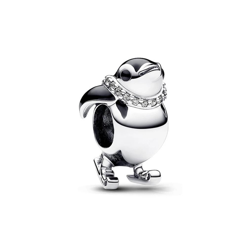 S925 Silver Lollipop Coffee Pot Charm Beads with Love Lock Key for DIY Women Bracelet Jewelry Boutique