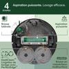 IRobot Roomba Plus 505 Noir - Base Multifonction - Lavage et séchage à l'air Chaud des lingettes - PrecisionVision IA