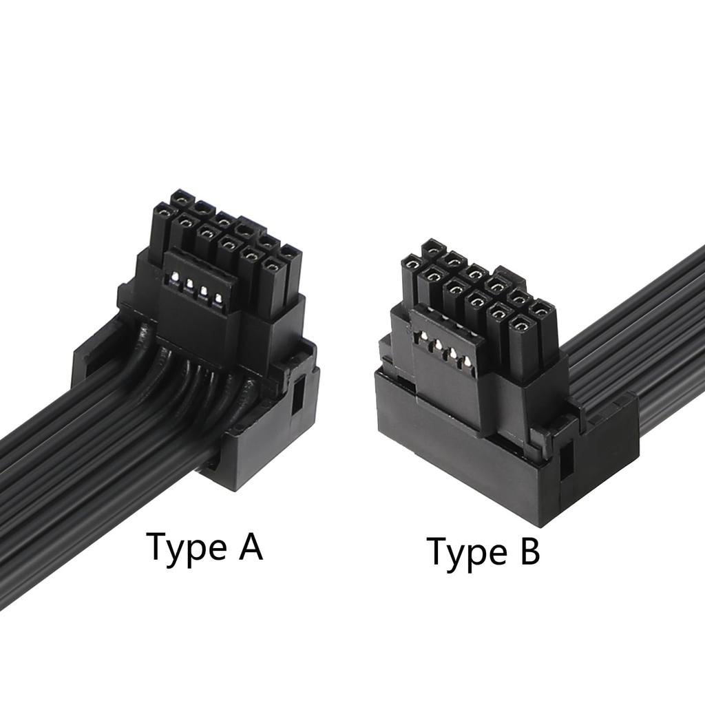 Doaemunp 12VHPWR 16 Pin Right Angle Adapter Female To Male Extension 16AWG 600W 12VHPWR 90 Degree Adapter for Graphic Card GPU Pin RTX 3090Ti 4070Ti