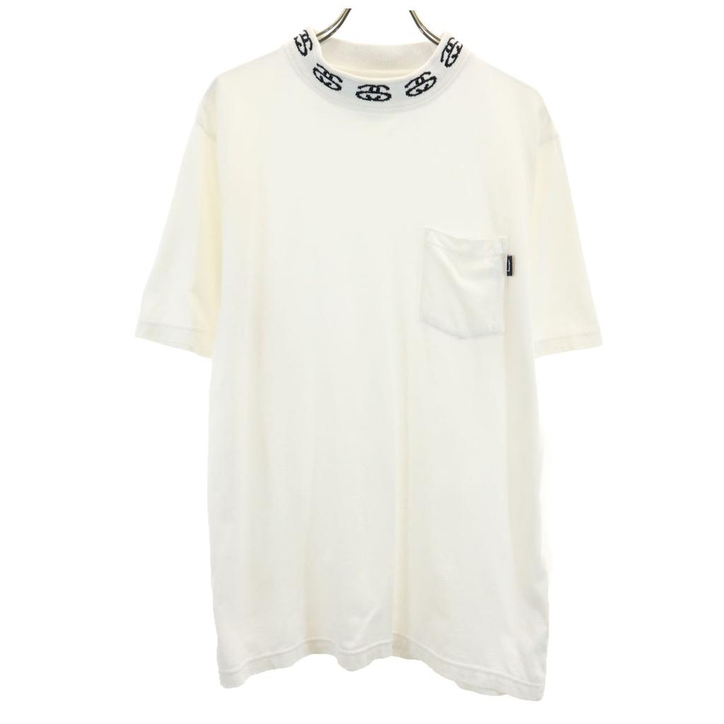 Stussy Short Sleeve With Pocket T-shirt S White Men's Used