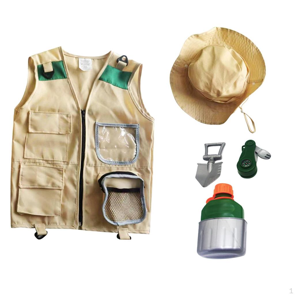 Backyard Adventure Costume Sets for Kids with Camping Gear Included