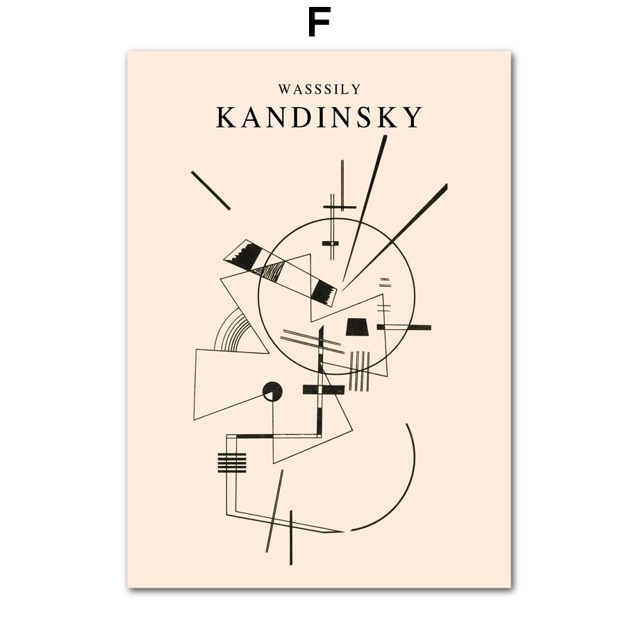 Geometria Astratta Linee Gatto Opere Vintage Arte Scandinava Poster e Stampa, Decorazione Murale su Tela, Pittura per la Casa, Soggiorno