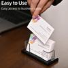 Transparent Lightsaber Display Stand Desktop Acrylic Decorative Rectangular Holder Business Card Storage Rack