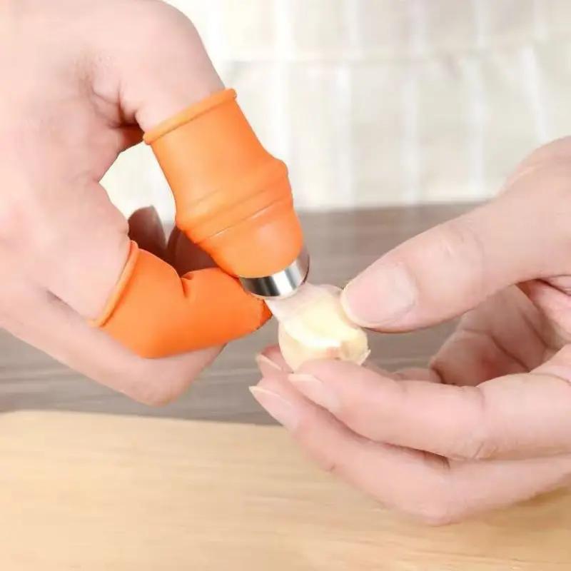 1 KS Kuchyňský palcový nůž na loupání česneku a sběr zeleniny, sběr pepře a fazolí