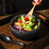 6.5 Inch Japanese Ramen Bowl Set 1000ml Large Ceramic Noodle Bowl Microwave and Dishwasher Safe, Vintage Japanese Style Soup Bowl for Udon, Pho, Salad
