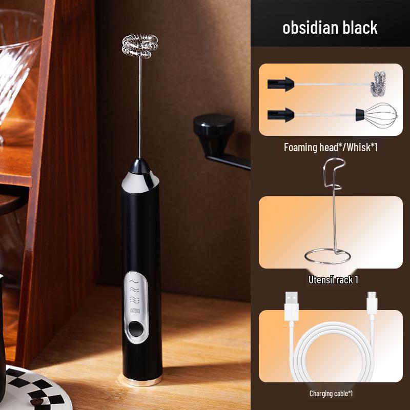 Rechargeable Handheld Electric Milk Frother & Egg Beater