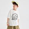 Boys' Summer Cartoon Print Cool Cotton T-Shirt