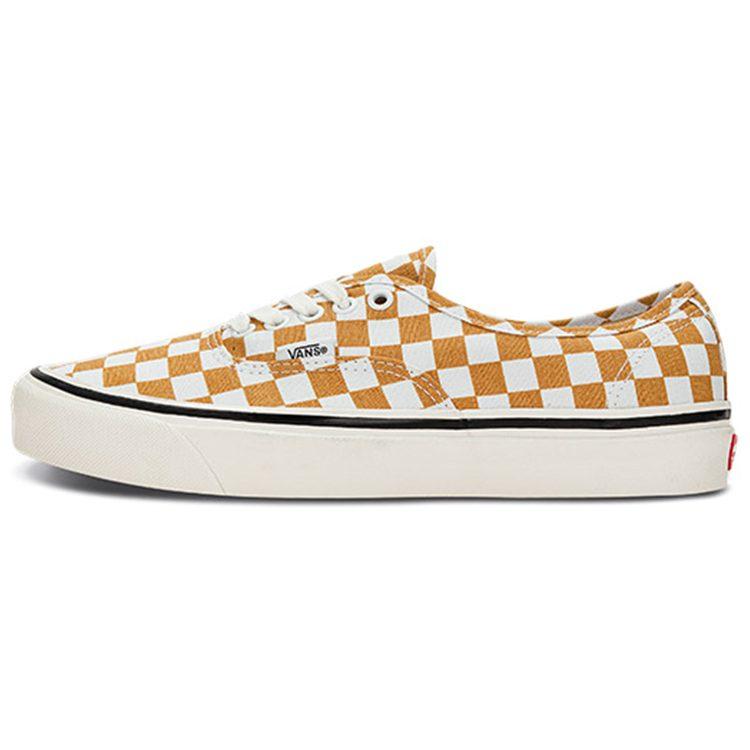 Vans Authentic 44 DX Low Top Canvas Shoes Unisex Orange White VN0A7Q5CBLS