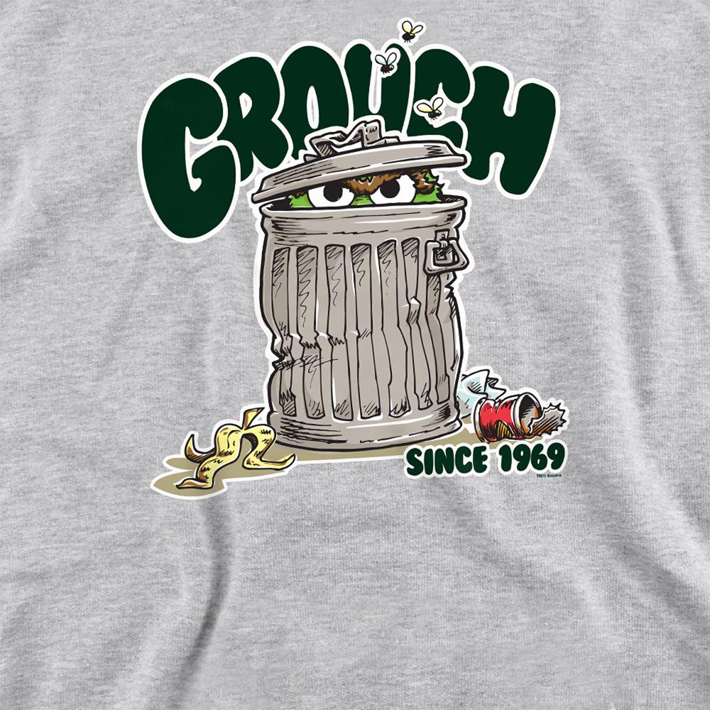 Sesame Street Unisex Adult Since 1969 Oscar The Grouch Sweatshirt