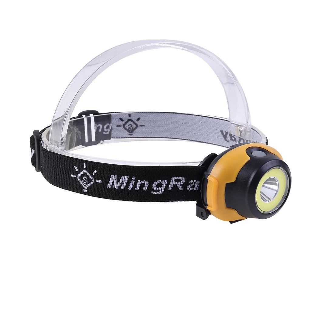 COB LED Headlamp 3-mode Headlight AAA Outdoor Fishing Head Torch Light Lamp