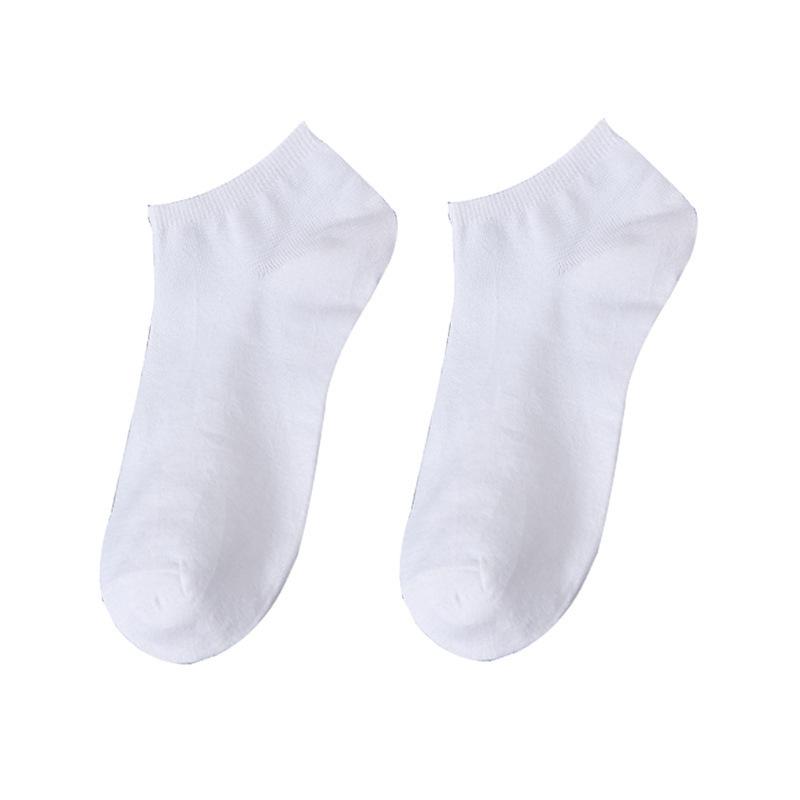 5 Pairs of Men's Summer Thin Classic Sweat Absorbing Deodorizing Invisible Sports Boat Socks