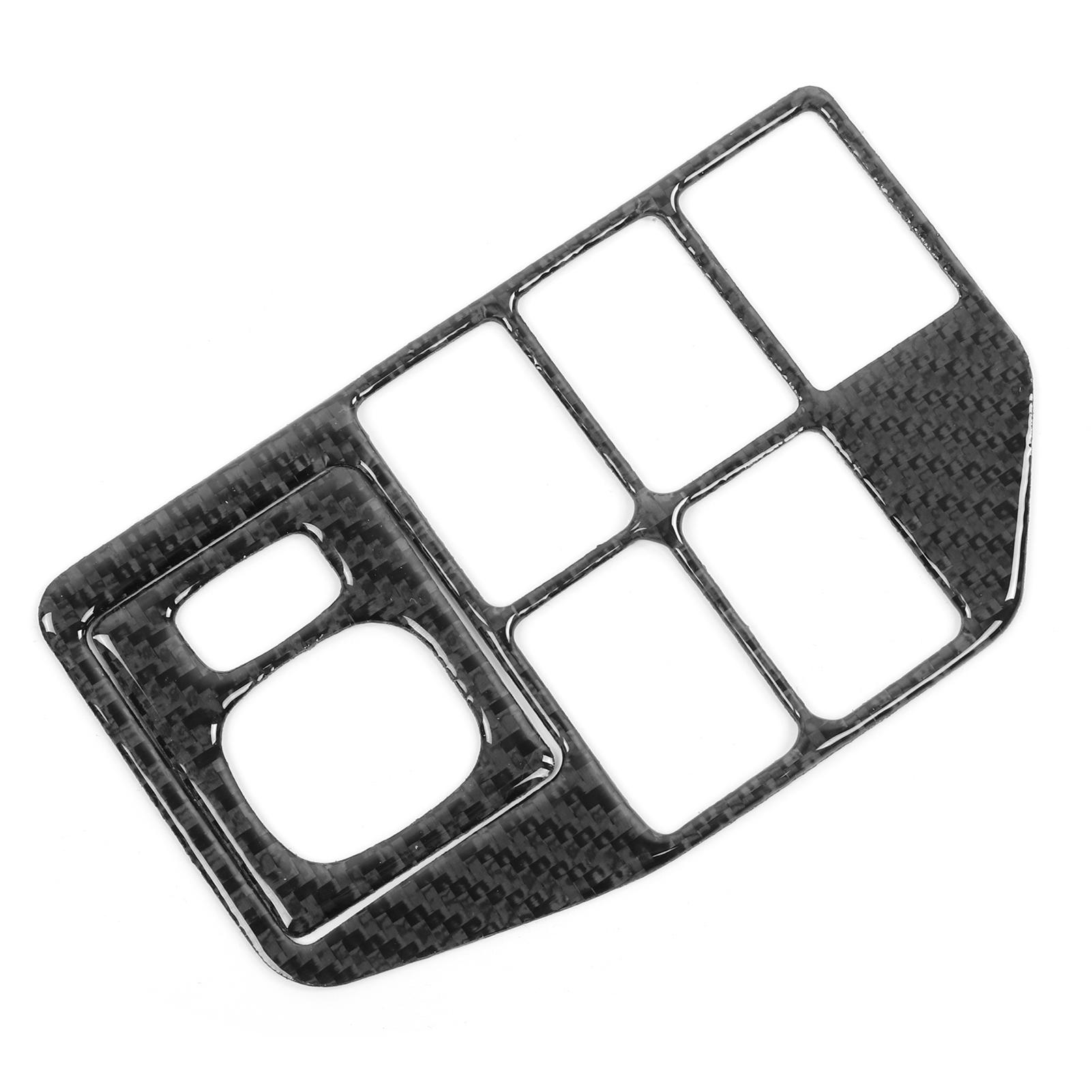 

2 шт. Накладка на панель переключателя зеркала заднего вида из углеродного волокна, подходит для Prius 20122015 г. левосторонний