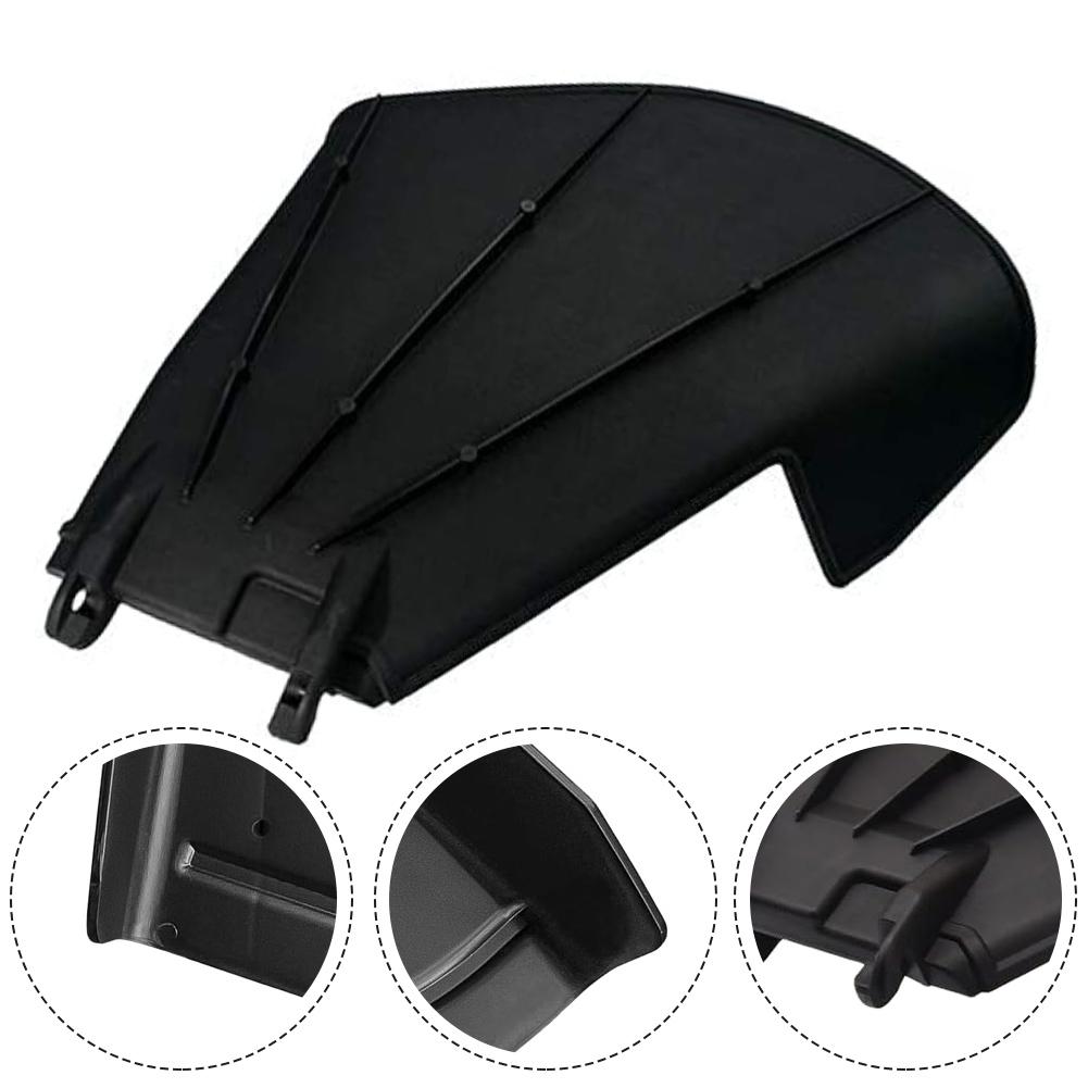 604268 Lawn Mower Discharge Deflector Chute Black For Hustler For Raptor Grass Trimmer Discharge Diversion Groove Garden Parts