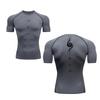 Compression Shirts for Men Breathable Stretchy Gym Workout Running T-shirts Summer Quick Dry Tees Sweat Absorbing Short Sleeve Tight Fit