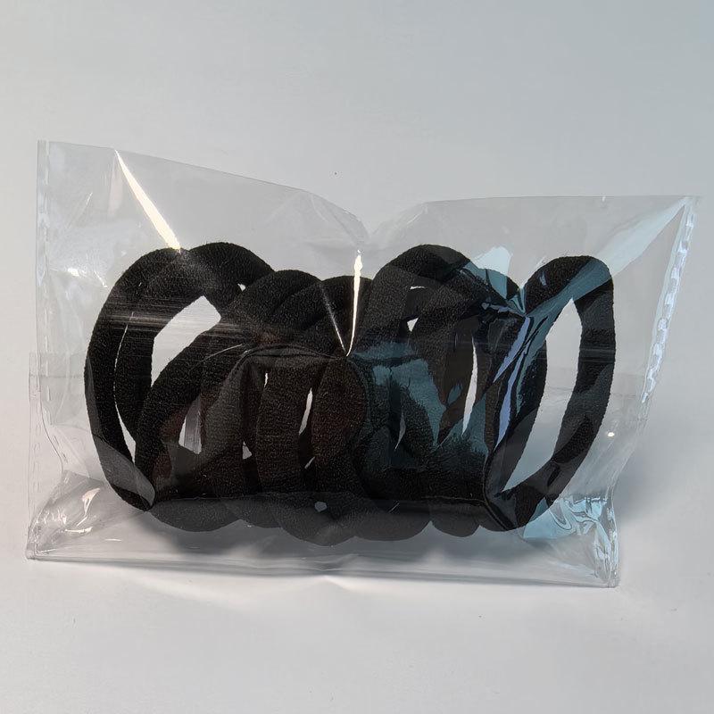 

High Elasticity Coffee Color Hair Ties: Thick, Hair-Friendly Terry Loops