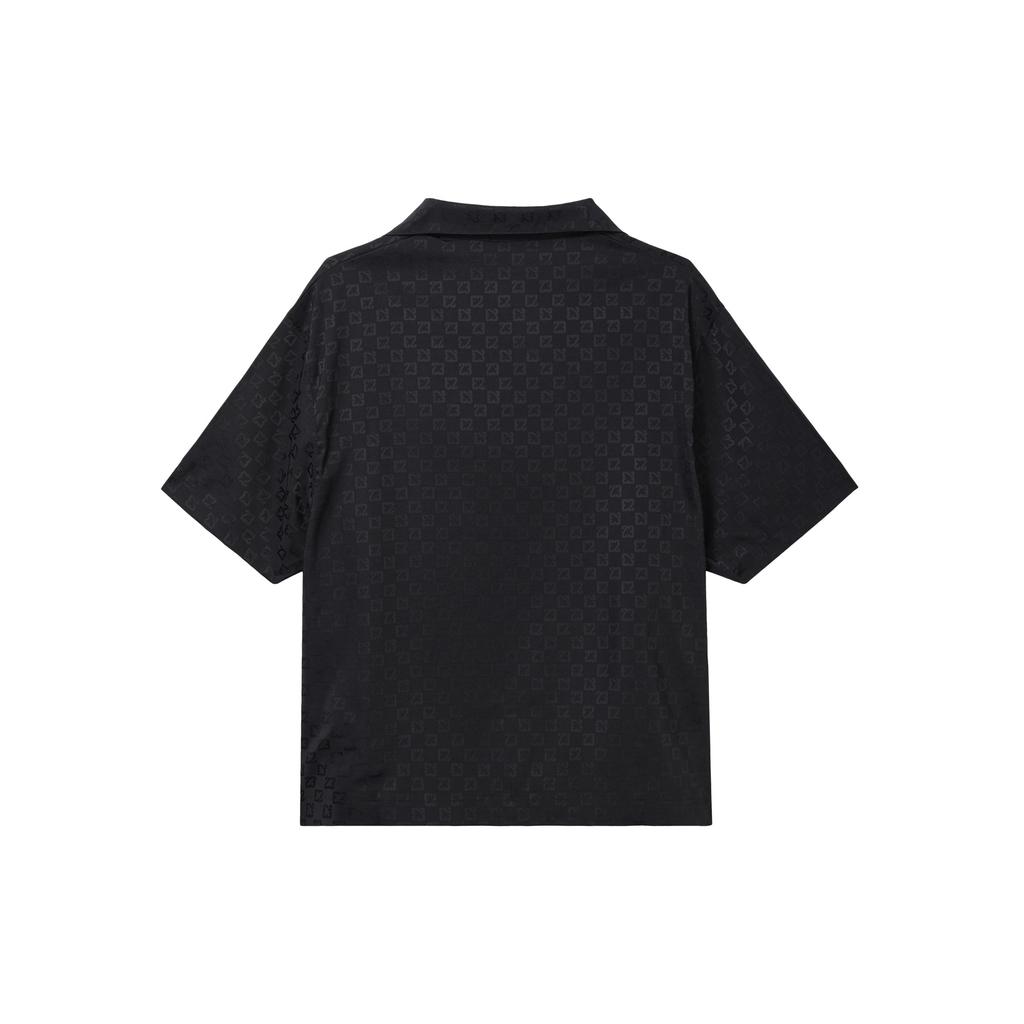 Jordan Solid Color Logo Button Polo Shirt Men Tops Black DX9682-010