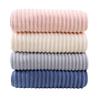 GPPNKC Candy Stripe Coral Fleece Bath Towel