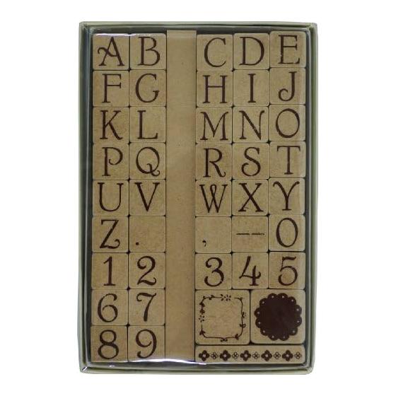 Stamp Studio Love Ornament Stamp ABC Stamp Medium Eco Wood K2-05