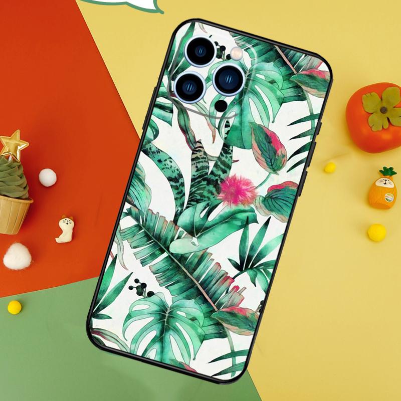 Tropical Paradise Hawaiian Flower Cover For iPhone 13 12 Mini 11 14 15 16 Pro Max XS X XR 7 8 14 15 16 Plus Phone Case
