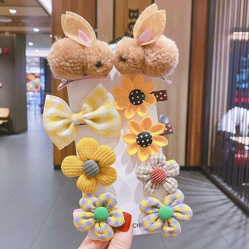 Korean Style Cartoon Hair Clips for Girls - Cute Princess Hair Accessories for Baby & Kids, Anti-Slip Baby Hairpins