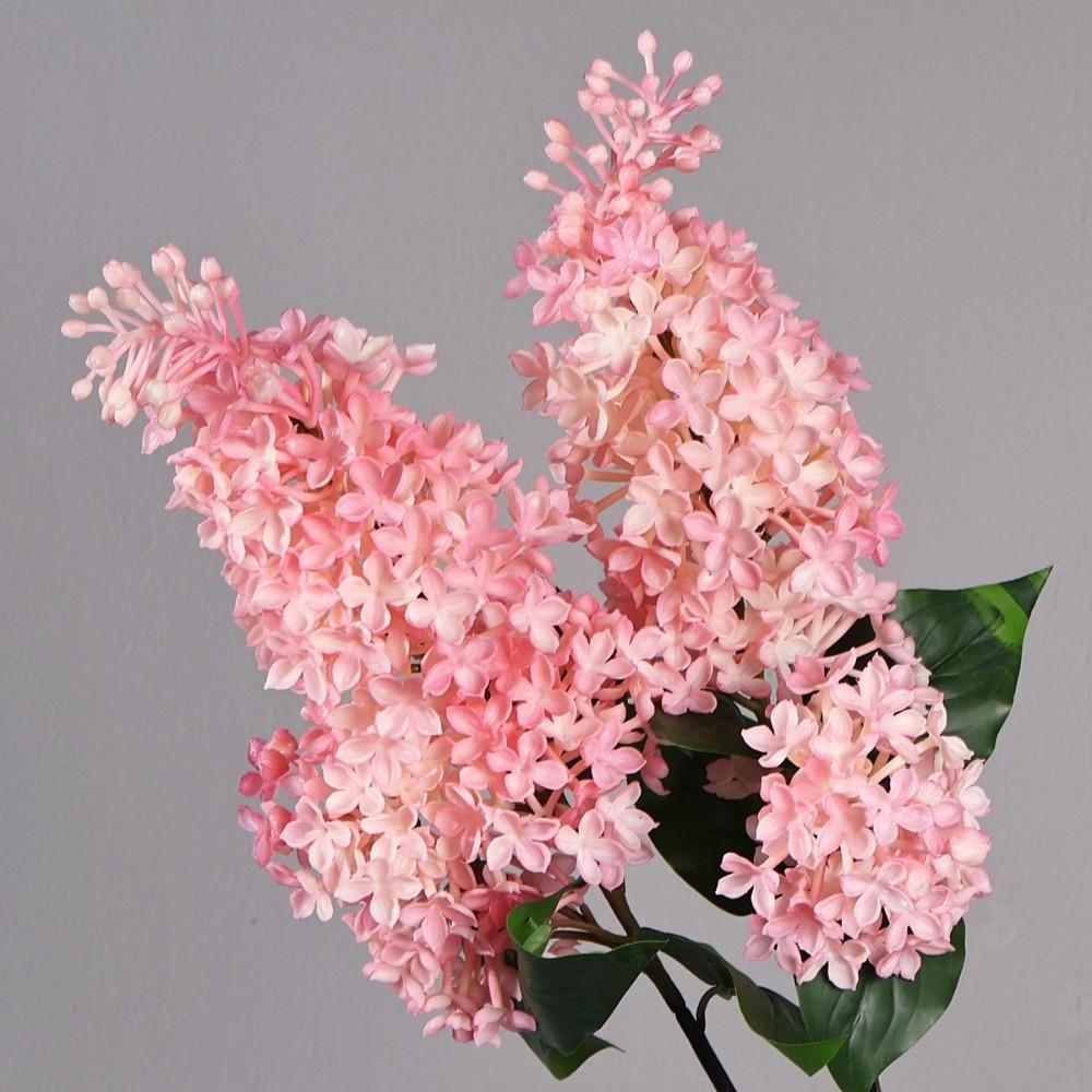 Rama de Lilo Artificial Realista Flor de Lilo de Plástico Hecha a Mano de Aspecto Realista Rama Larga Flor Artificial Decorativa