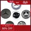 XCCWN1 For Mercedes Benz For Mercedes Benz W212 W213 W205 W177 W247 W176 CLS CLA CLK CLG GLS Car Metal Flat Hood Emblem Front Badge Log