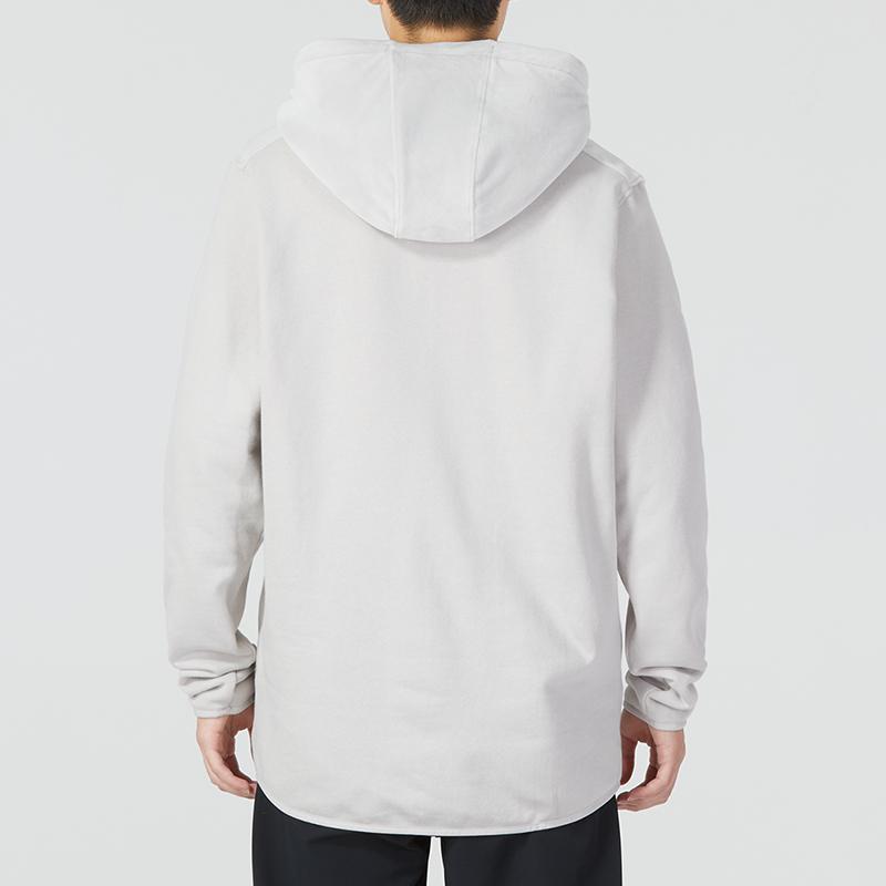 Under Armour Journey Fleece Hoodie Men Grey White 1373874-592