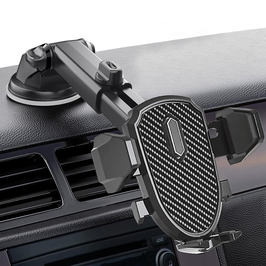 Dashboard & Windshield Suction Cup Car Phone Mount with Automatic Lock