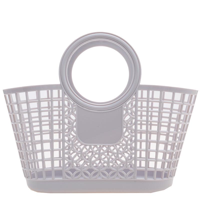 Hollow vegetable basket bag storage basket shopping basket pvc washing basket gift basket
