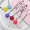 Handmade Keychain Colorful Star Pendant Phone Chain Charm Strap for Women Girl