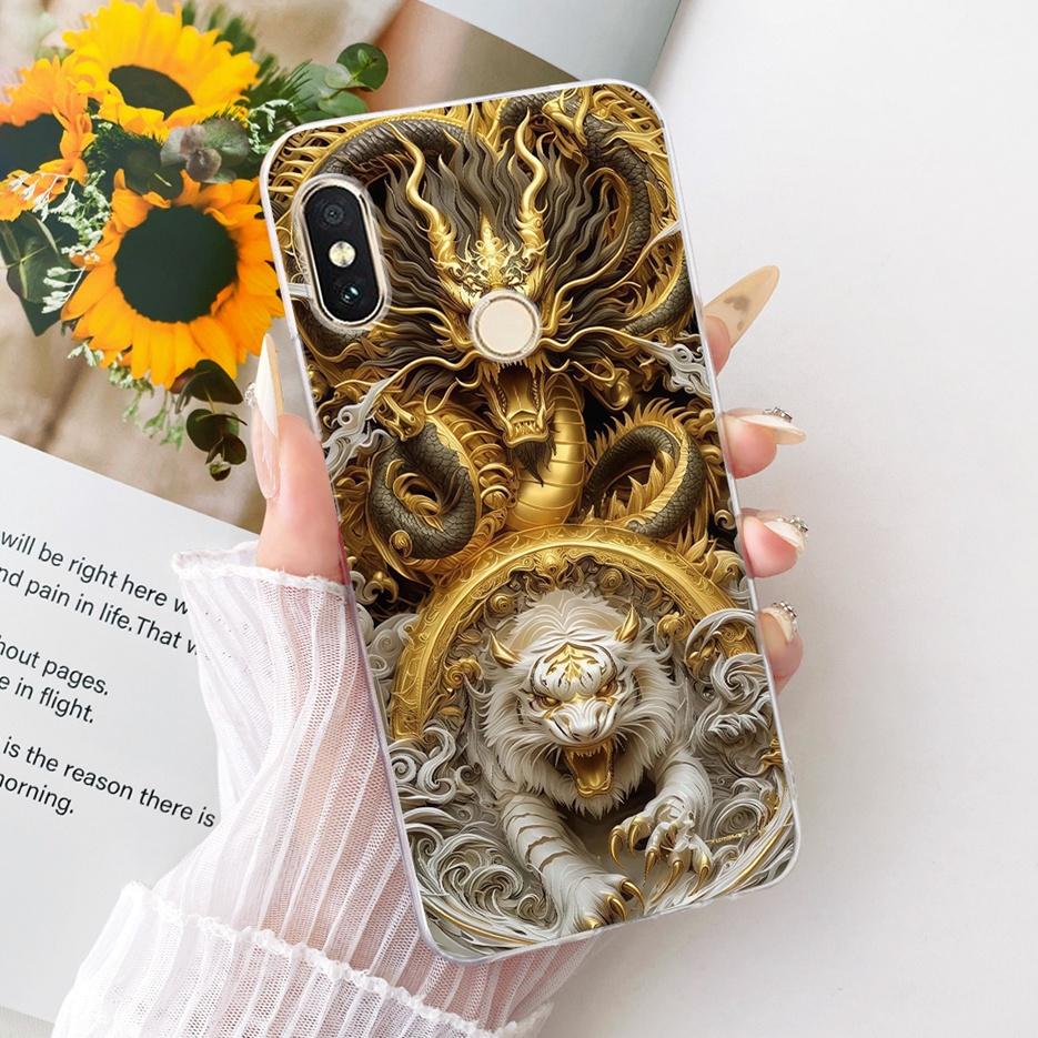 For Xiaomi Redmi Note 6 Pro Case Luxury Butterfly Tree Painted Cover Soft Silicone Case For Xiaomi Mi A2 Lite Redmi 6 Pro Fundas