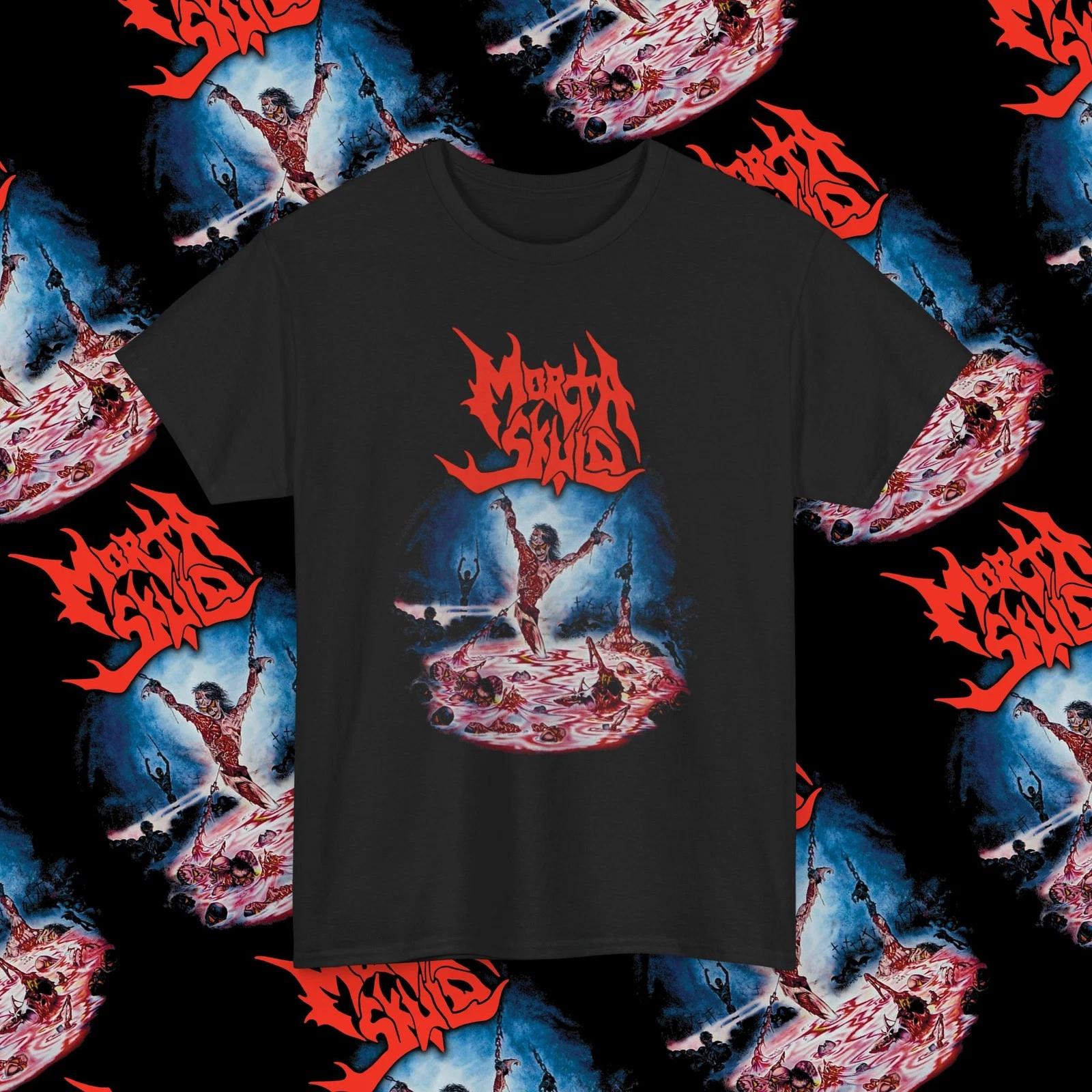 Morta Skuld  Dying Remains  T-Shirt, Double-sided Death Metal Band Shirt S