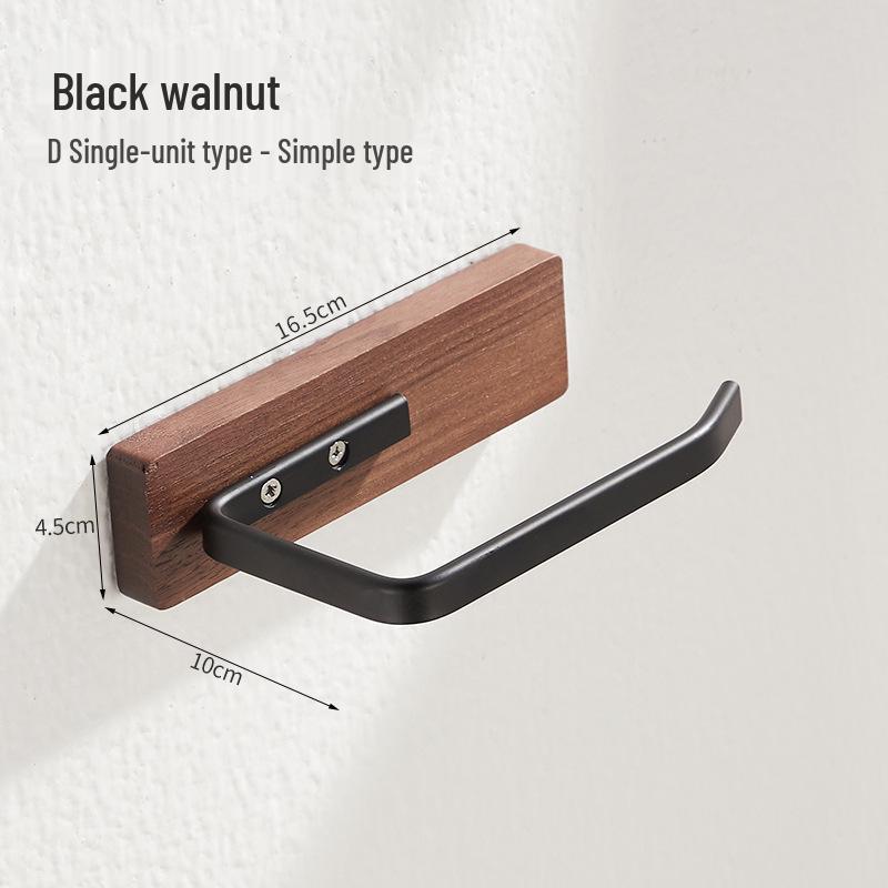 

Роскошная настенная вешалка для полотенец из грецкого ореха: Настенная полка для ванной и отеля