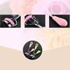 Women Wide Angle Eyelash Carbon Steel Brush Comb Curler Make Up Cosmetics Tool