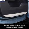 For NIO EL6/ES6/EC6 23-24 Leather Door Anti-kick Sticker Modified Car Interior Protection Film Modification Accessories Refit
