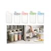 Pantry Stackable Storage Organizer Silicone Seal with Lid Leakproof Canister Vacuum Storage Airtight Jar for Nuts Flour Cereal