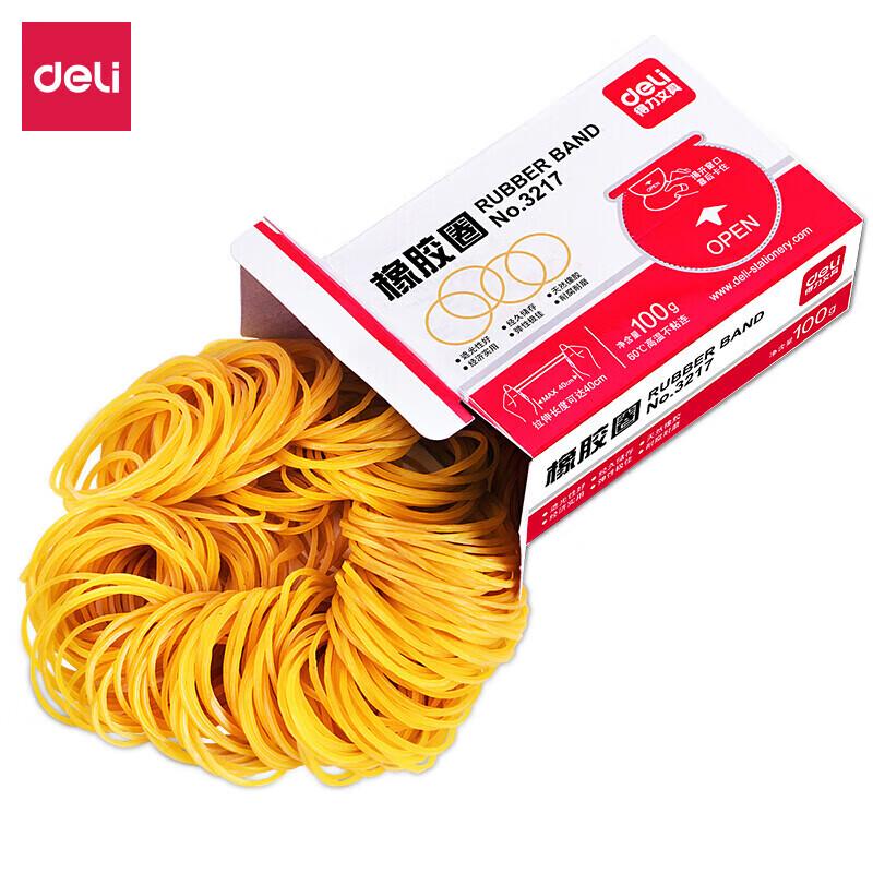 Deli Yellow Rubber Bands