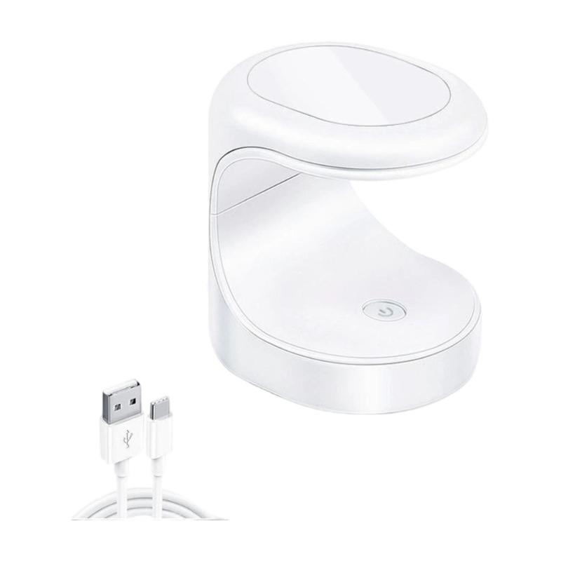 

Compact Mini USB Powered Nail Curing Lamp Wide Compatibility Nail Dryer for Various Gel Polishes Quick Drying for Travel белый