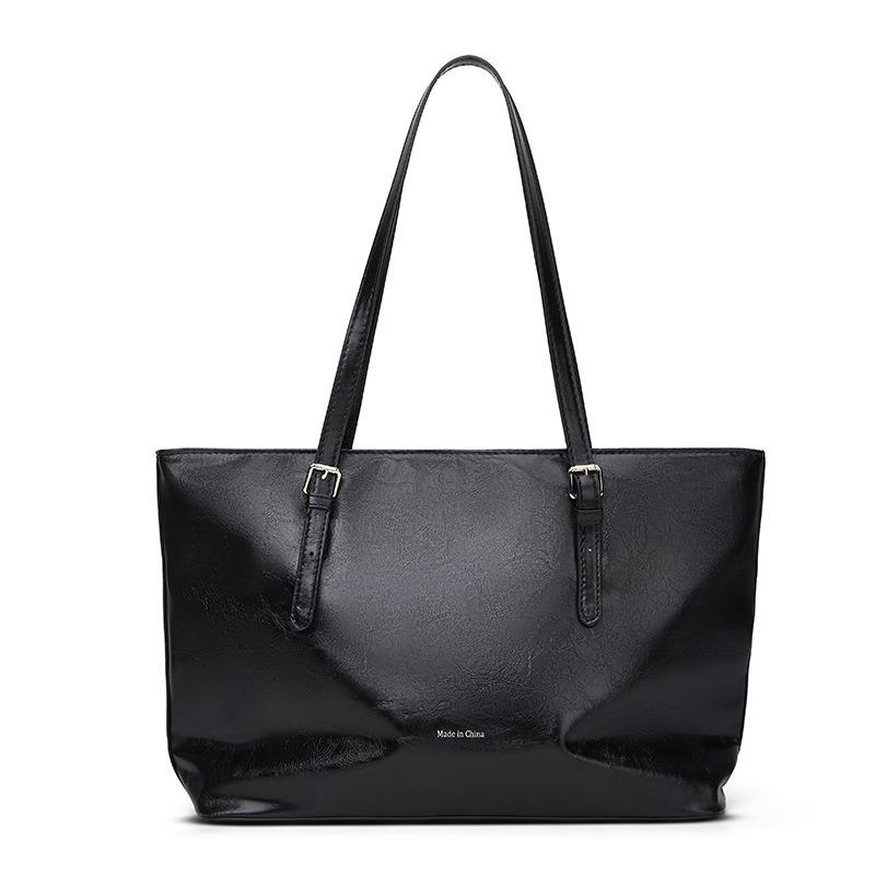 Nischen-High-End-Sinn Retro Großvolumige Pendler Vielseitige Tragetasche Unterarmtasche Einfacher Reißverschluss Einzelne Schulter Große Tasche Damen