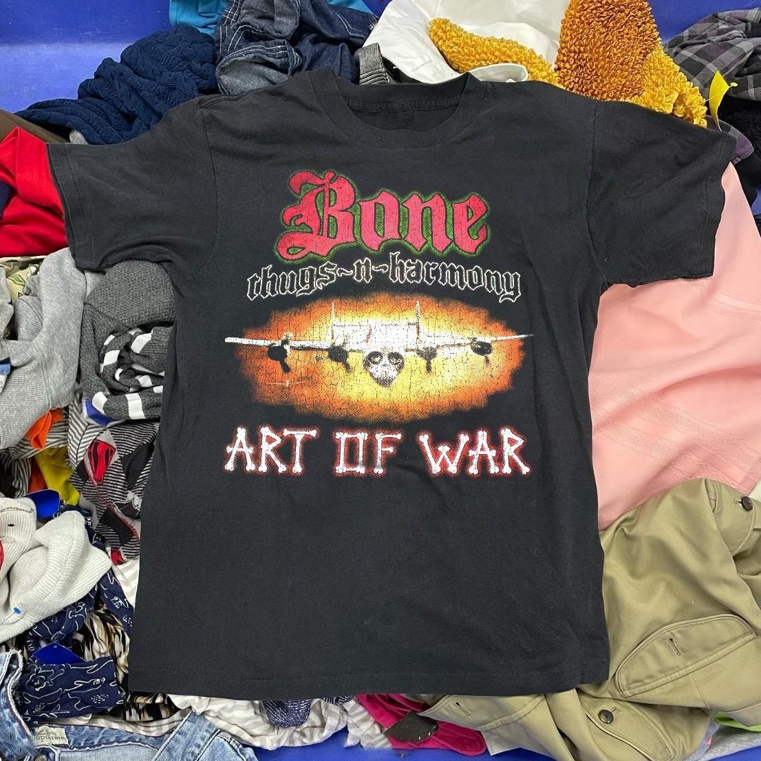 1997 Bone Thugs N Harmony Art Of War Tour Promo T-Shirt Black XXL 3XL