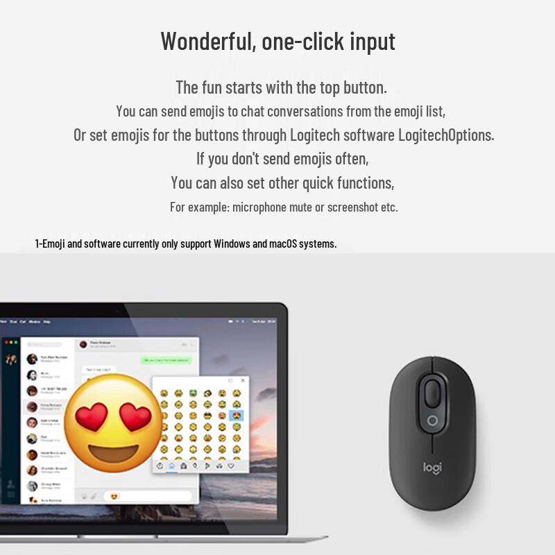 Logitech POP Mouse Wireless Bluetooth Mouse