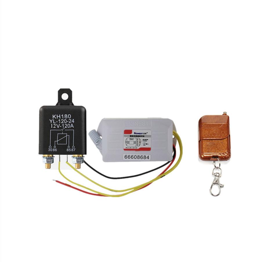 Universal Wireless  Remote Control 12v Motorcycle Battery Disconnect Cut Off Isolator Master Switches