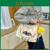 Cute Cartoon Dog Polka Dot Pattern Shoulder Bag Backpack With Zipper For Daily Use