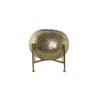 Bougeoir en métal et verre - Home ESPRIT - Doré - Multicolore - 24x24x20 cm