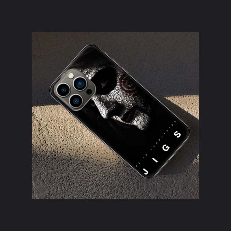 Saw Jigsaw Killer Hhorror Phone Case For Apple Iphone 16 15 Plus Soft 13 12 Mini Cover 11 14 Pro Max Capa X XS XR 8 7 Shell Coqu