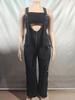 Women's European & American Denim Overalls - Summer Casual Zipper Washed One-piece Long Pants