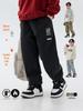 Boys' Plush Fleece Sweatpants - 2025 Autumn/Winter Collection: Thick, One-Piece, Loose Fit for Older Kids