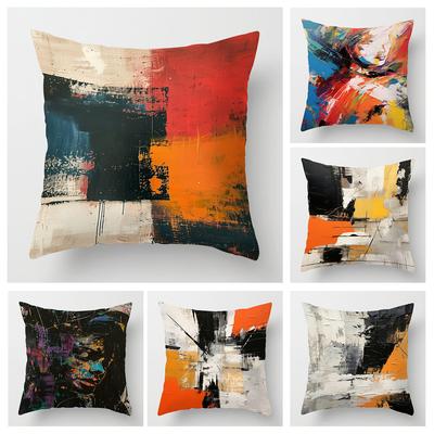 Nordic Style Abstract Art Figure Pillow Case 40x 40cm Living Room Sofa Decorative Cushion Cover Room Decorative Aesthetics